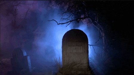 Gif animé gothique tombe